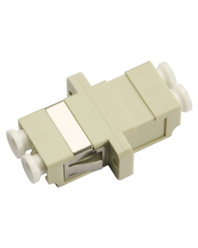 Соединитель проходной LC-LC duplex, MM(для многомодового кабеля) Cabeus DLC-DLC-MM в Ачинске Проходные адаптеры и розетки оптические Pintop.ru