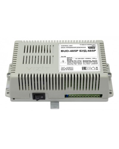 Блок управления домофона Vizit БУД-485Р в Ачинске Блоки управления многоабонентные Pintop.ru