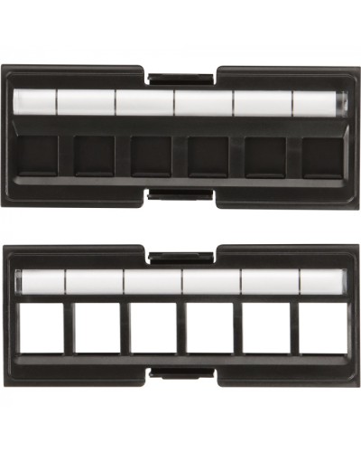 Вставка под кейстоны в модульную панель, неэкранированная, 6 портов, со шторками LANMASTER LAN-FRM-IN-6SK-UXX в Ачинске Коммутационные изделия Pintop.ru