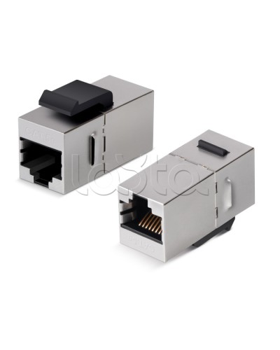 Адаптер проходной Cabeus CA-KJ-8p8c-C5e-SH в Ачинске Проходные адаптеры RJ-45 и разветвители Pintop.ru