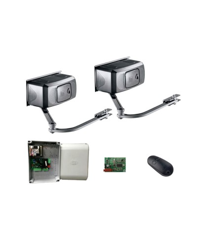 Комплект автоматики для двухстворчатых распашных ворот Came F1000 KIT на основе привода F1000 (блок управления ZF1N, радиоуправление) в Ачинске Автоматизация ворот Pintop.ru