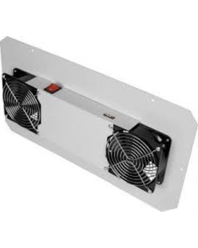 Блок вентиляторный TLK (TLK-FAN2-TERM-GY) для настенных шкафов серии TWC и TWA в Ачинске Вентиляторные модули Pintop.ru