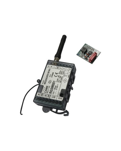 Шлюз GSM для управления автоматикой посредством технологии CAME Connect Came RGSM001S в Ачинске Устройства радиоуправления для шлагбаумов и автоматики Pintop.ru