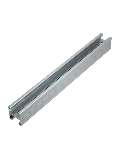 Страт-профиль двойной 41х21 L2100 мм s:2,5 HD85 КМ-профиль (2STPU41-21-2100 HD85) в Ачинске Аксессуары для лотков Pintop.ru