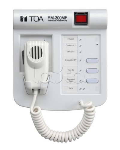 Панель микрофонная пожарная для серии VM-3000 в Ачинске Системы оповещения и трансляции TOA Pintop.ru