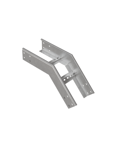 Угол лестничный вертикальный внешний 45 гр. 100х300х1,5 мм HD85 N КМ-профиль (LVL45-100-300-1.5 HD85 N) в Ачинске Аксессуары для лотков Pintop.ru