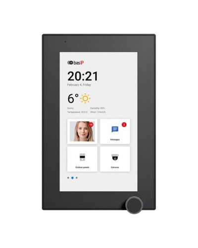 IP-видеодомофон BAS-IP AZ-07L BLACK в Ачинске Абонентские IP устройства Pintop.ru